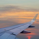 Image illustrating an airplane wing.